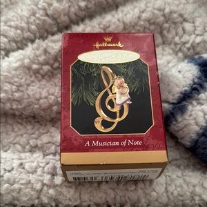 Hallmark Red and Gold Christmas Ornament